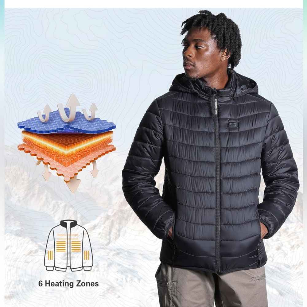 ANTARCTICA GEAR Lightweight Heating Jacket size M